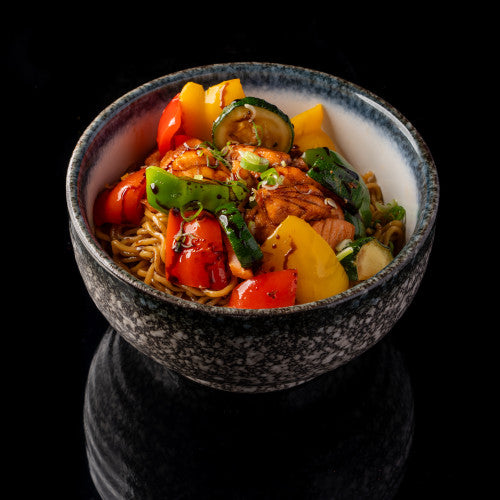 N°103. Wok Saumon snacké